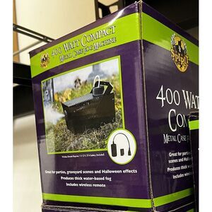 Spirit Halloween 400-Watt Metal case Fog Machine New In Box